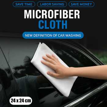 EACHGO Handuk Microfiber Lap Pengering Mobil 24x24cm - WJ201