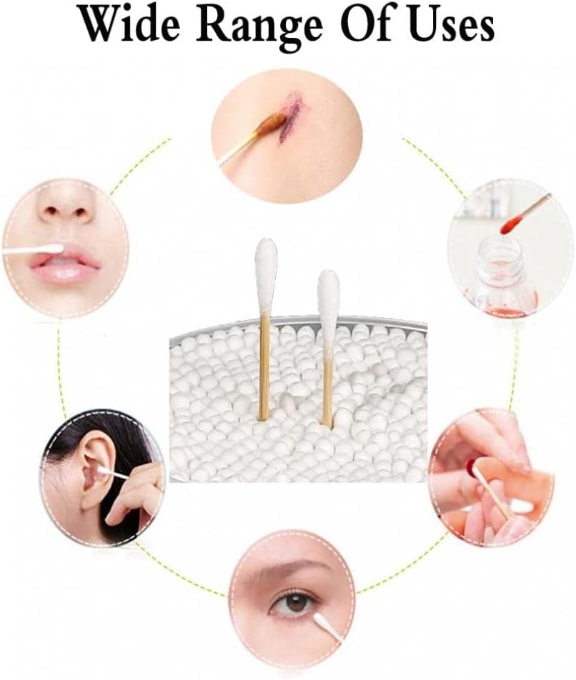 Gambar produk BTX Cotton Swab Korek Kuping Double Headed Baby Ear Boogers 500 PCS - INU130