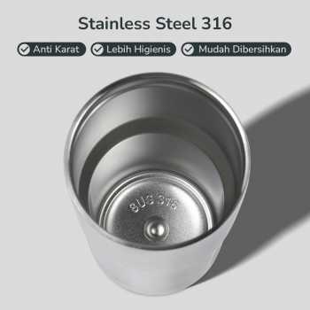 Gambar produk YAMS Botol Minum Termos Tumbler Suhu LCD Display Stainless Steel 420ml - HC-451