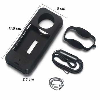 Gambar produk ZYOX Case Pelindung Action Camera Insta360 X3 Silicone Protection - ZY-03