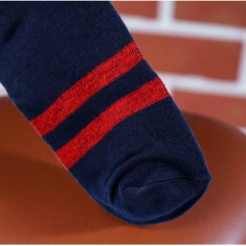 Gambar produk Kaos Kaki Ankle Kasual Strip Breatheable Sock Wanita 35-39 5 Pasang