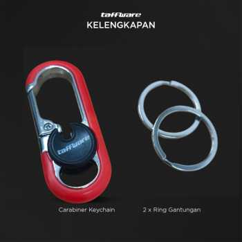Gambar produk Taffware Gantungan Kunci Carabiner Keychain Clip Stainless Steel - A3746