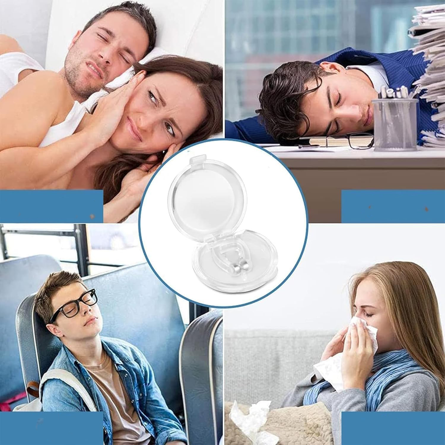 Gambar produk KWD Alat Bantu Anti Ngorok Nose Breathing Stop Snoring Magnetic - AS30