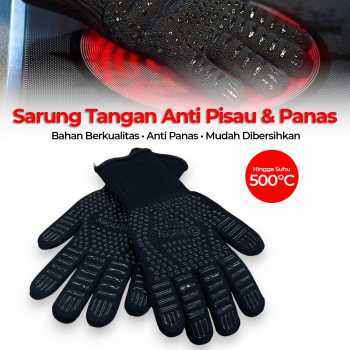 Rhodey Sarung Tangan Anti Pisau dan Panas Heat Resistant Oven - W43