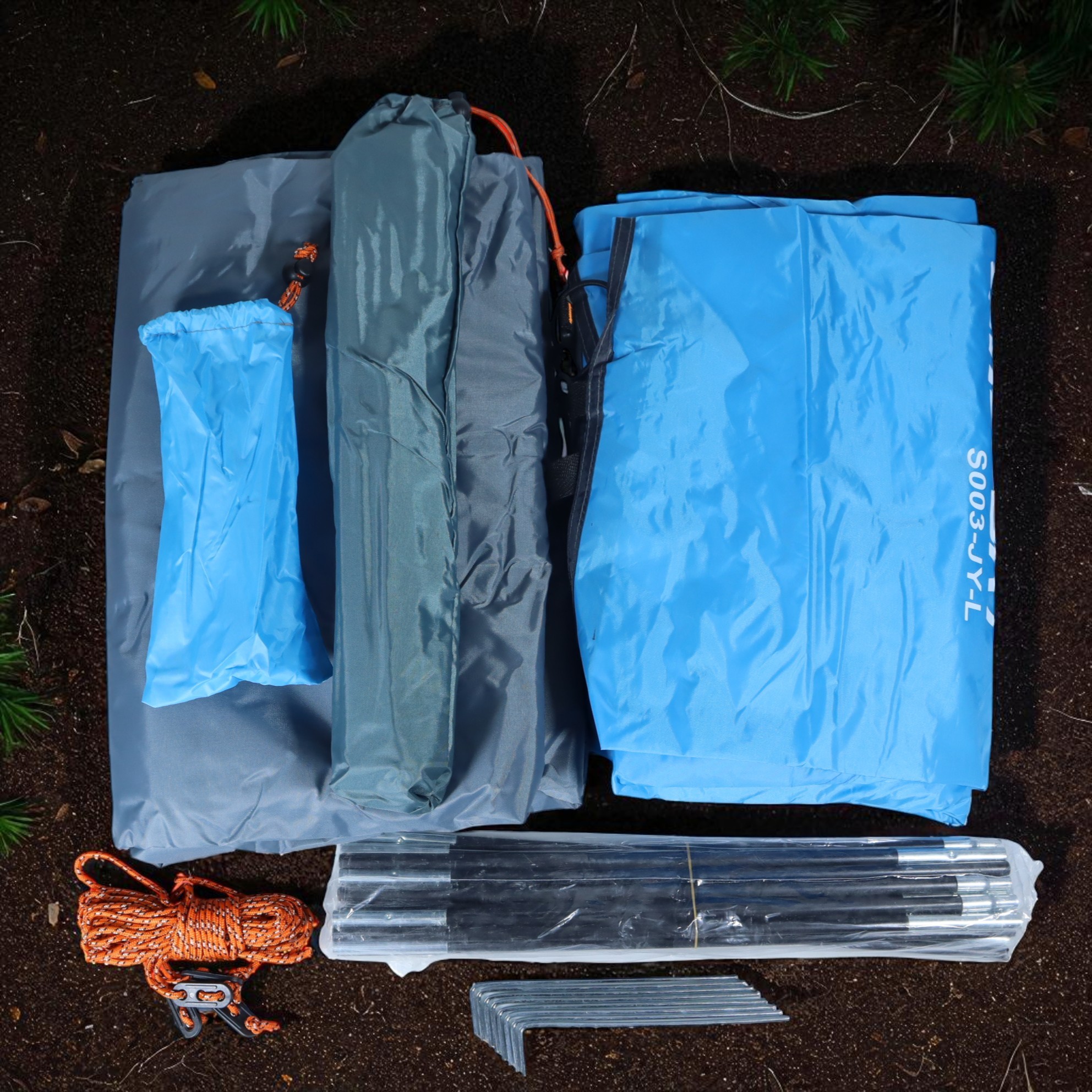 Gambar produk TaffSPORT Tenda Camping Lipat Otomatis 2 Orang Double Layer Waterproof - S003-JY-L