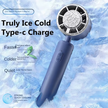 COOLIT Kipas Mini Portable Handheld Fan Cold Compress 3 Speed 2000mAh - P-106