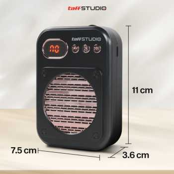 Gambar produk TaffSTUDIO Speaker Pinggang Bluetooth Voice Amplifier LED Wired - S25