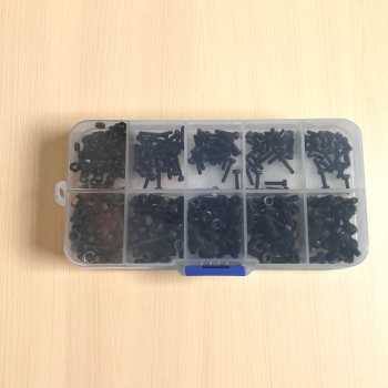 Gambar produk Michastu Baut Set Screw Bolt Nuts Hexagon Hex Socket M2 M3 400PCS - DIN912