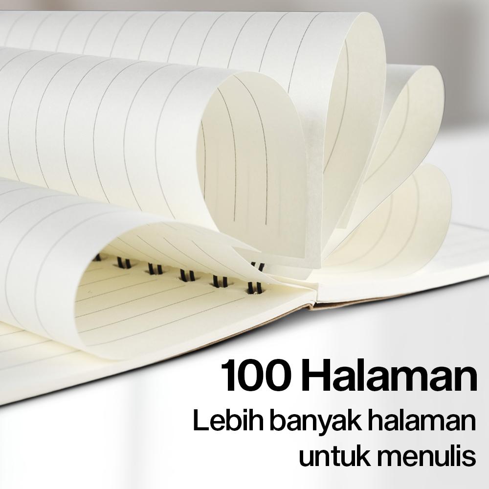 Gambar produk Toddi Buku Jurnal Softcover Notebook Diary 68GSM 100 Halaman Ruled - TD6