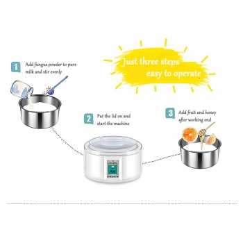 Gambar produk DMWD Mesin Pembuat Yogurt Maker Electric Automatic Machine 1.5L 15W - DM145