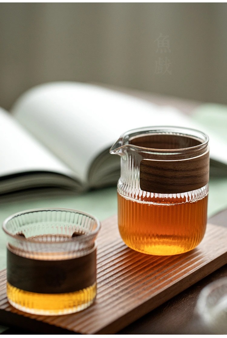 Gambar produk QIXAN Gelas Pitcher Teh Borosilicate Tea Divider Fair Cup 300ml - XZ-300