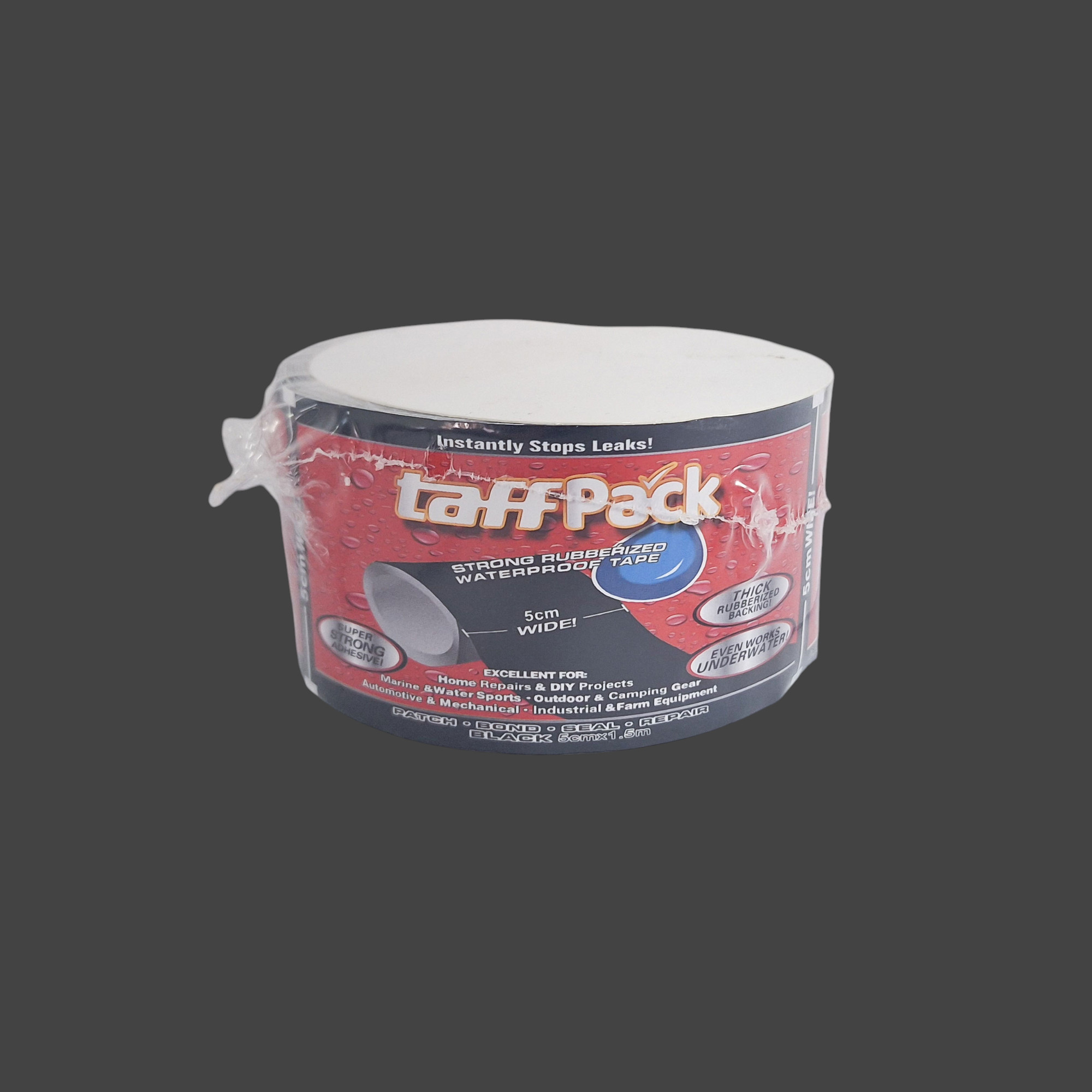 Gambar produk TaffPACK Lakban Anti Bocor Waterproof Super Strong Repair Tape 5x150cm - FL334