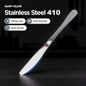 Gambar produk TaffHOME Pisau Makan Gerigi Stainless Steel 410 Dinner Knife 23x2cm - 401SS