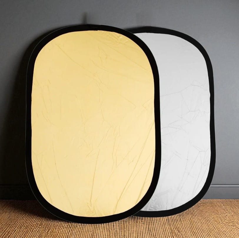 Gambar produk TaffSTUDIO Reflektor Cahaya Fotografi Studio 2in1 Foldable 90x120cm - TF21