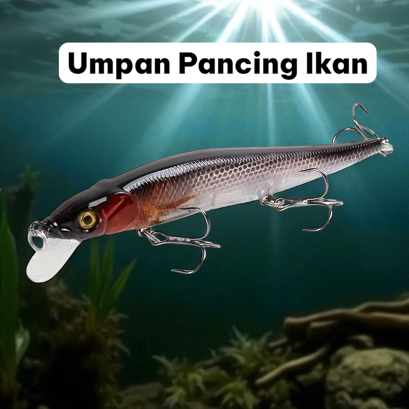 Gambar produk KAAP Umpan Pancing Ikan Carp Crankbait Minnow Lure 113mm A - A0152