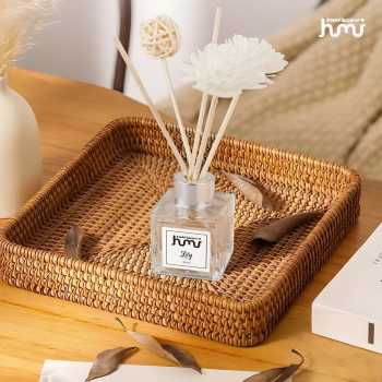 Gambar produk Taffware HUMI Pengharum Ruangan Reed Diffuser with Rattan Sticks 50ml Lily - DF-099