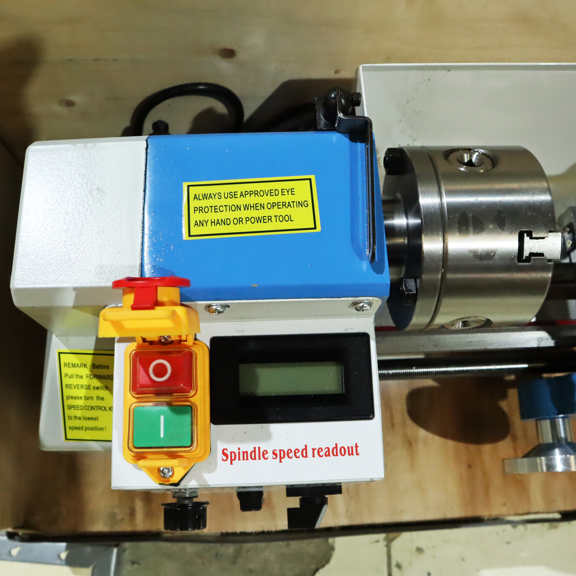 Gambar produk SANOU Mesin Bubut Mini Lathe Wood Metalworking 550W - CJ0618