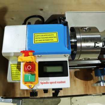 Gambar produk SANOU Mesin Bubut Mini Lathe Wood Metalworking 550W - CJ0618