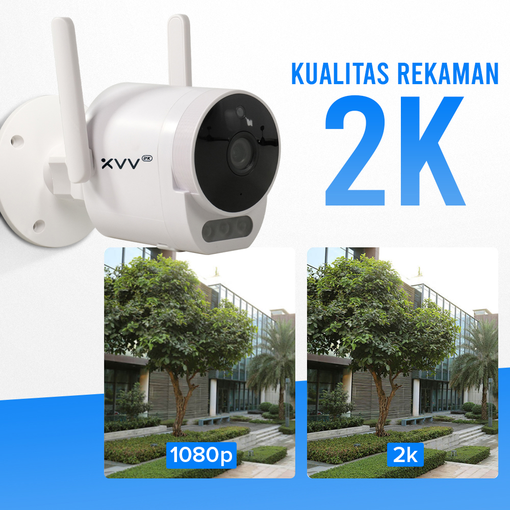 Gambar produk Xiaovv Kamera CCTV WiFi Outdoor Camera 2K - XVV-3130S-B10
