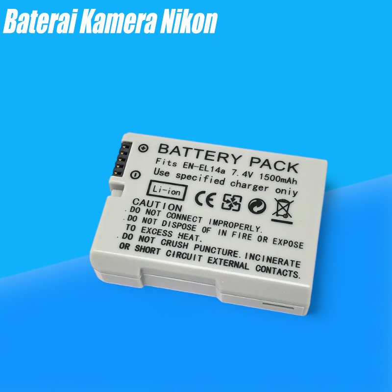 Gambar produk Acell Baterai Kamera Nikon Replacement Battery Pack 1500mAh - EN-EL14a
