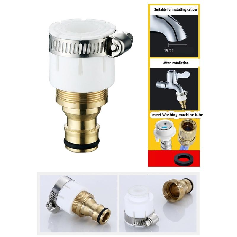 Gambar produk DEEPUMP Adapter Keran Air Universal Hose Tap Adapters Faucet 15-23mm - DE23