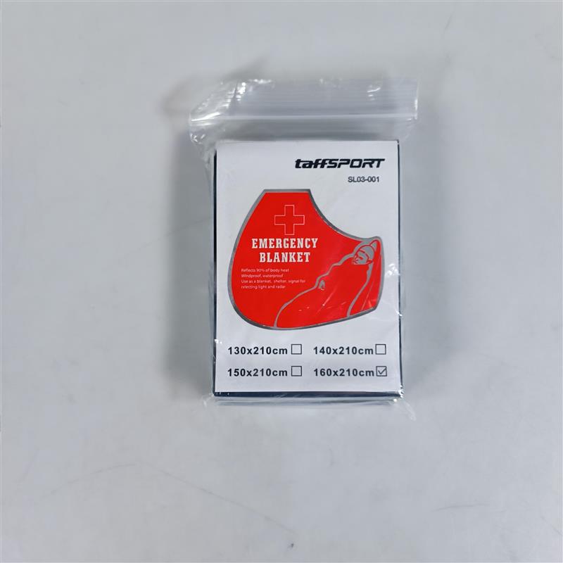 Gambar produk TaffSPORT Selimut Darurat Emergency Survival Blanket Heat Insulation 160x210cm - SL03-001
