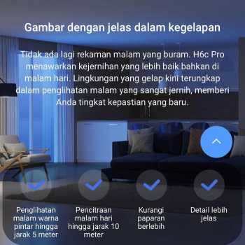 Gambar produk EZVIZ Kamera CCTV 3K Motion Detection Two Way Audio WiFi 5GHz - H6c Pro 5MP