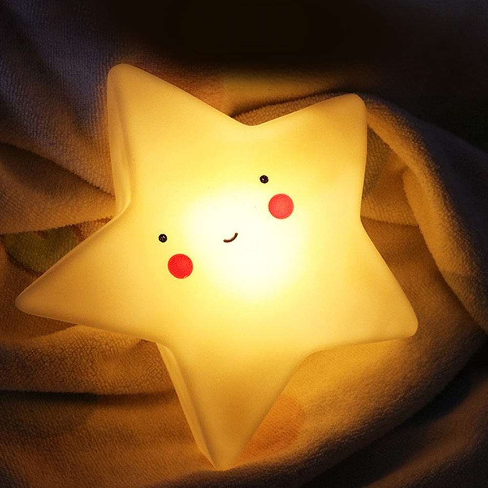 Gambar produk FGHGF Lampu Tidur LED Anak Karakter Lucu 1W Bintang - FGH01