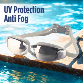 RUIHE Kacamata Renang Dewasa Anti Fog UV Protection - 9200