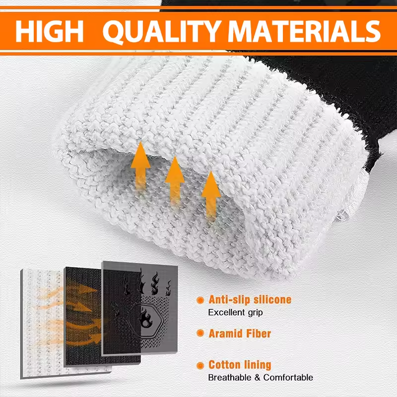 Gambar produk FMA Sarung Tangan Silikon Oven Masak Heat Resistant Silicone Gloves - FM-2C