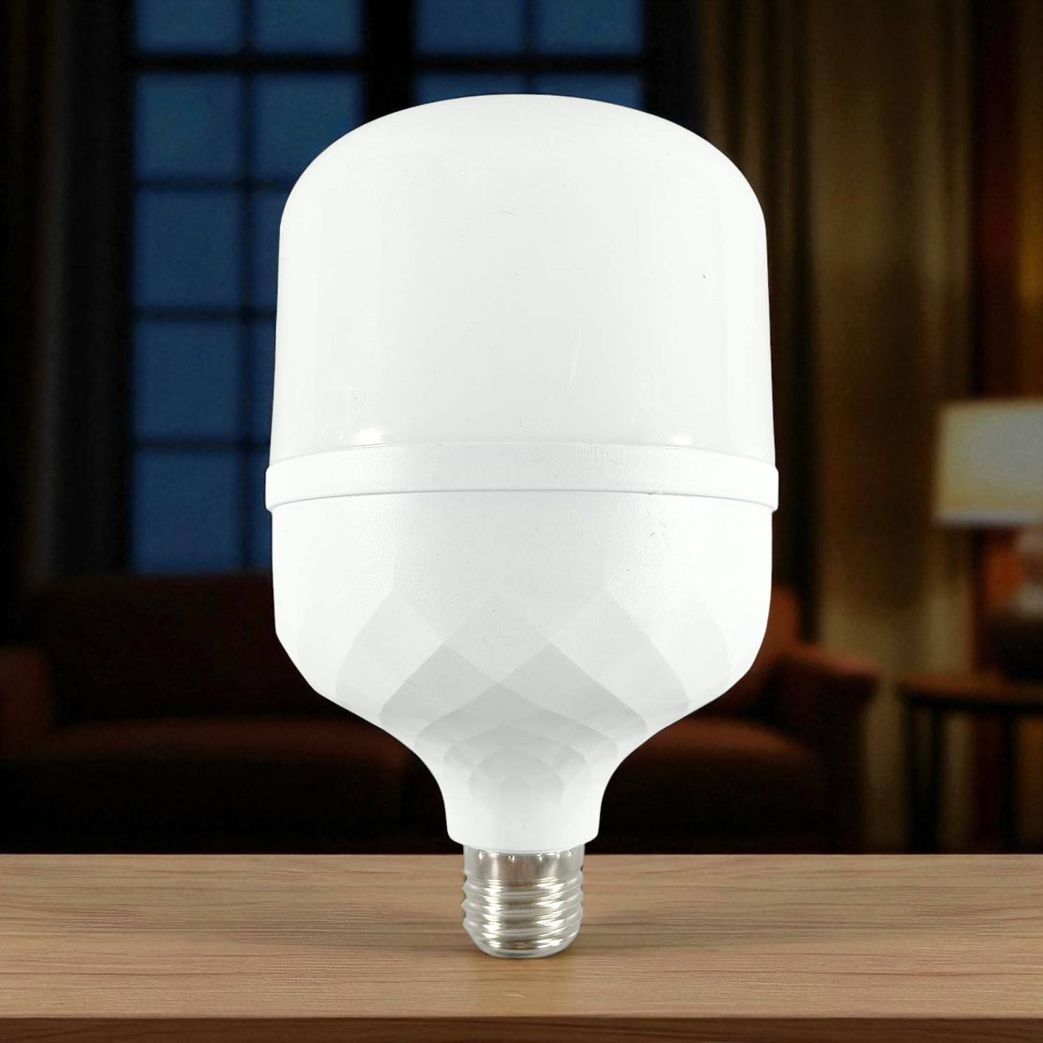 Gambar produk Shuai Lampu Bohlam LED Light Energy Saving E27 Cool White 6500K 60W - OT360