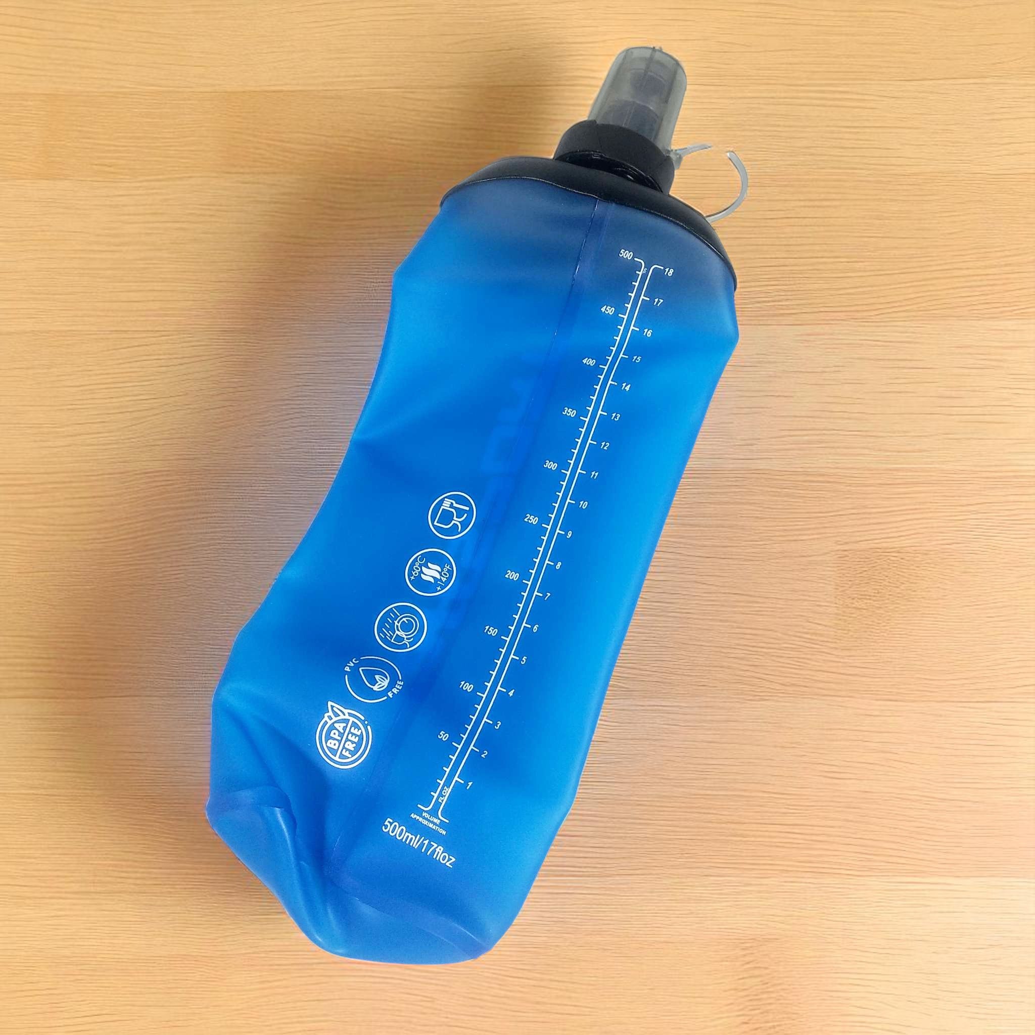 Gambar produk TaffSPORT Botol Minum Soft Flask Foldable Sport Water Bottle TPU 500ml - TFG-50