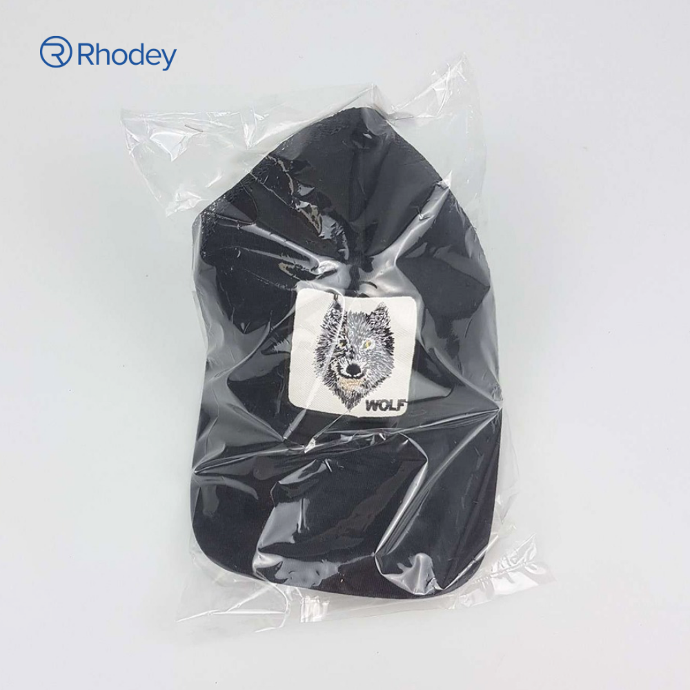Gambar produk Rhodey Topi Trucker Unisex Jaring Mesh Hat Wolf Patch - DH-YK