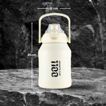 Gambar produk NARMEI Botol Minum Termos Air Panas Dingin Stainless Steel 316 1.1L - DDH316