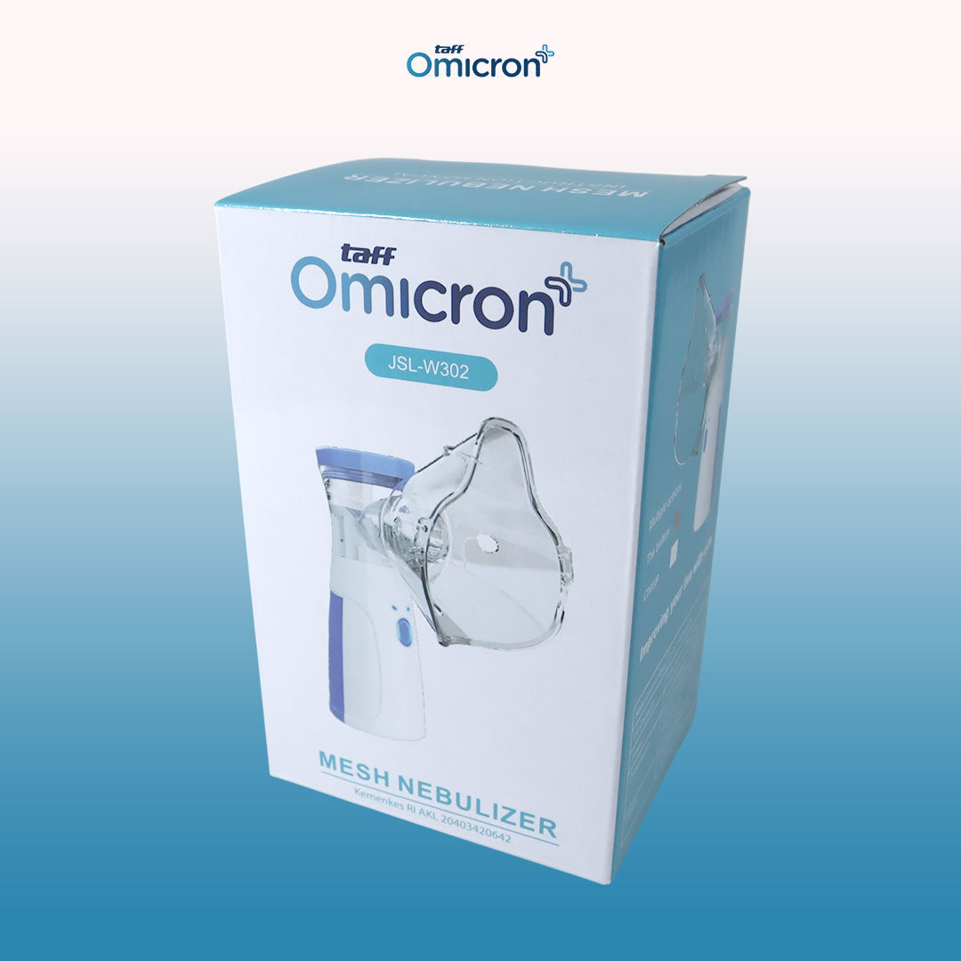Gambar produk TaffOmicron Alat Terapi Pernapasan Mesh Nebulizer Portable - JSL-W302