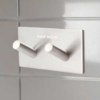 Gambar produk TaffHOME Gantungan Dinding Kapstok Hook 2 Hanger - MT30