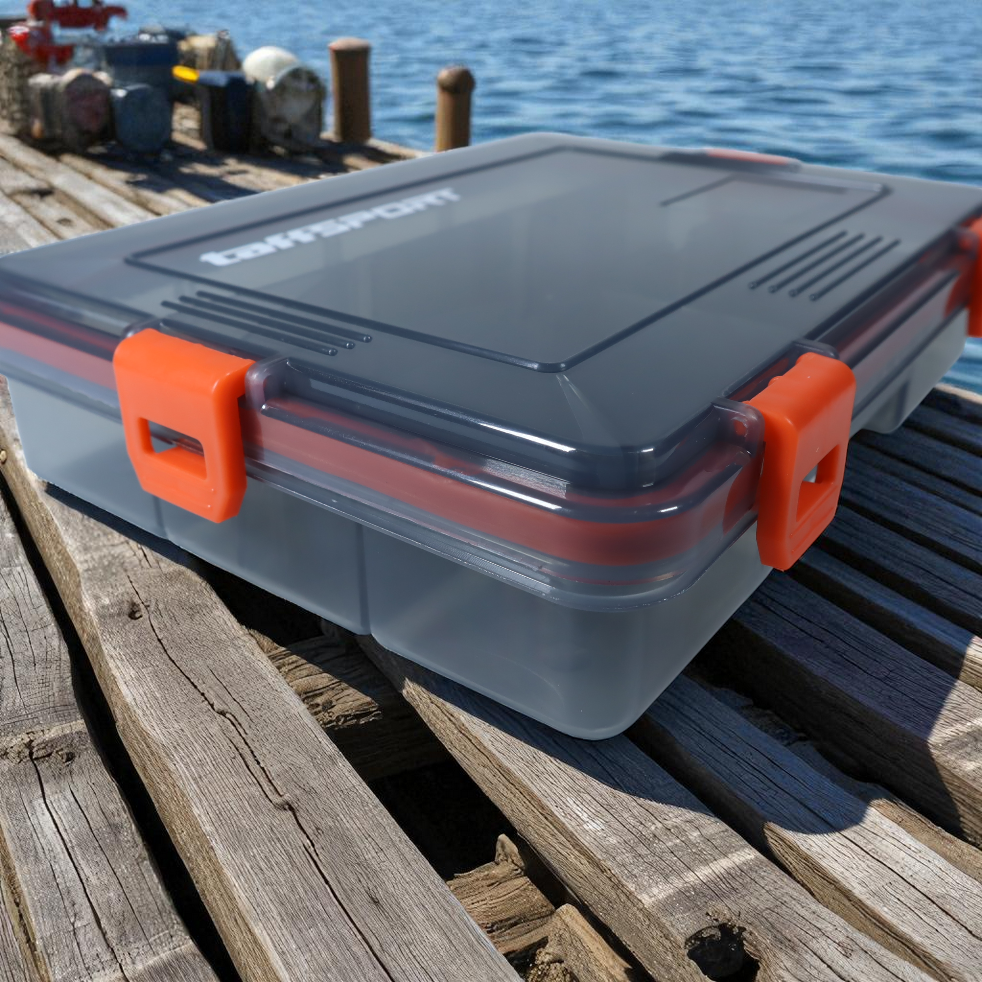 Gambar produk TaffSPORT Kotak Perkakas Kail Umpan Pancing Fishing Box 11 Slot - DY148