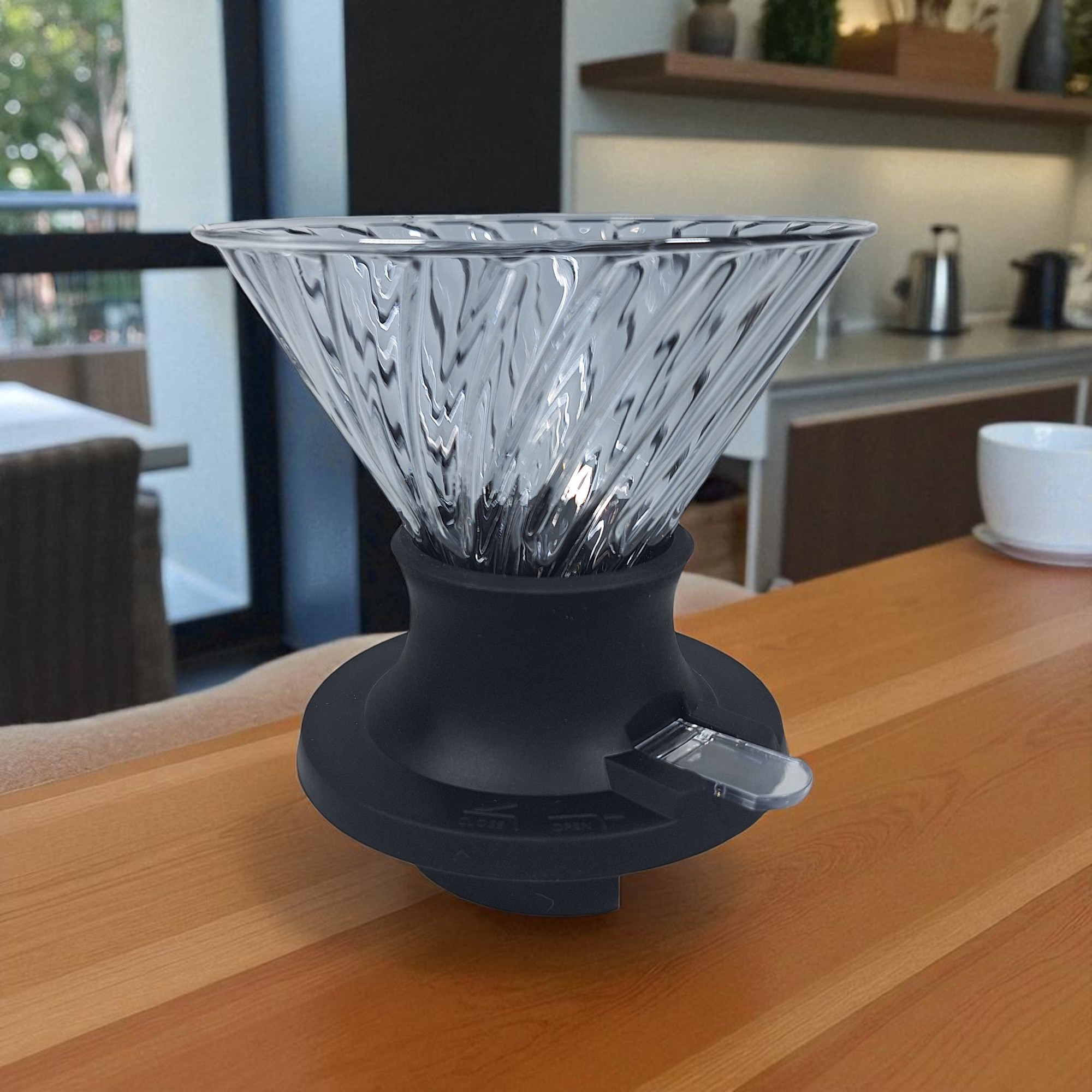 Gambar produk One Two Cups Filter Penyaring Kopi V60 Cone Coffee Dripper Valve - Jn23