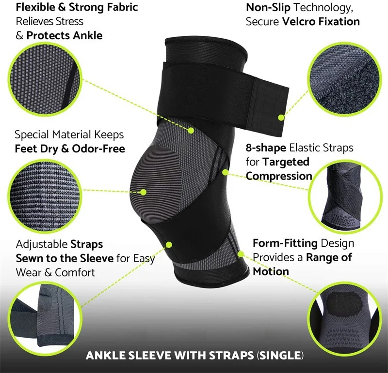 Gambar produk TaffSPORT Penyangga Engkel Sport Ankle Support Brace XL 1 PCS - J6223