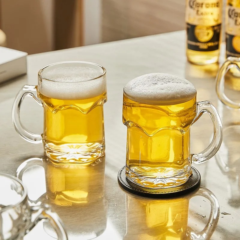 Gambar produk TREDO Gelas Mug Bir Sodium Calcium Glass Luxury High End 470ml - T47