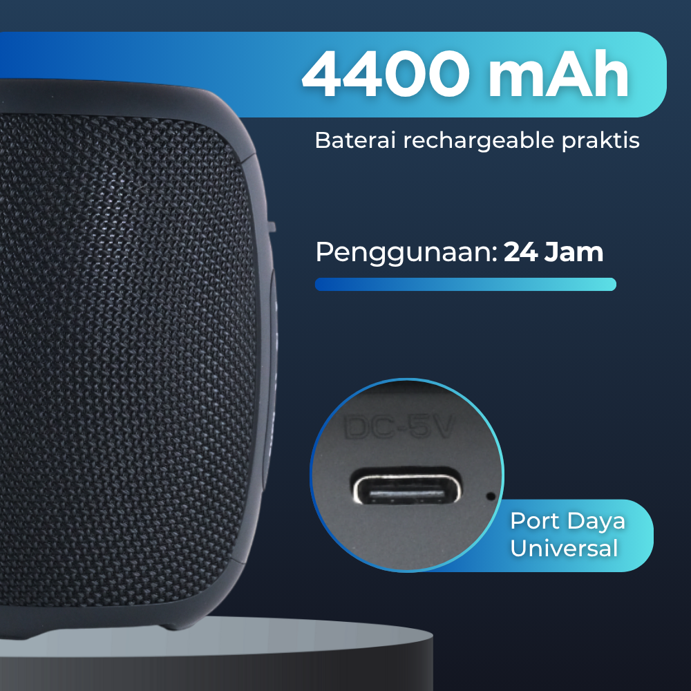 Gambar produk ZEALOT Speaker Bluetooth Portable HiFi Stereo TWS RGB IPX7 10W - S53