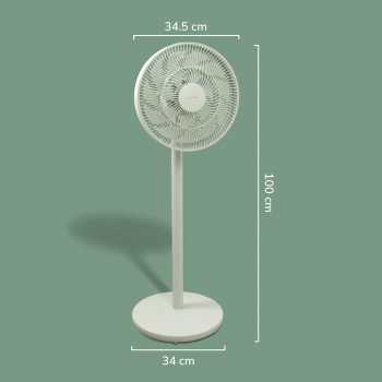 Gambar produk QCOOKER Kipas Angin Lantai Floor Fan Multi Angle Swing - QD0217