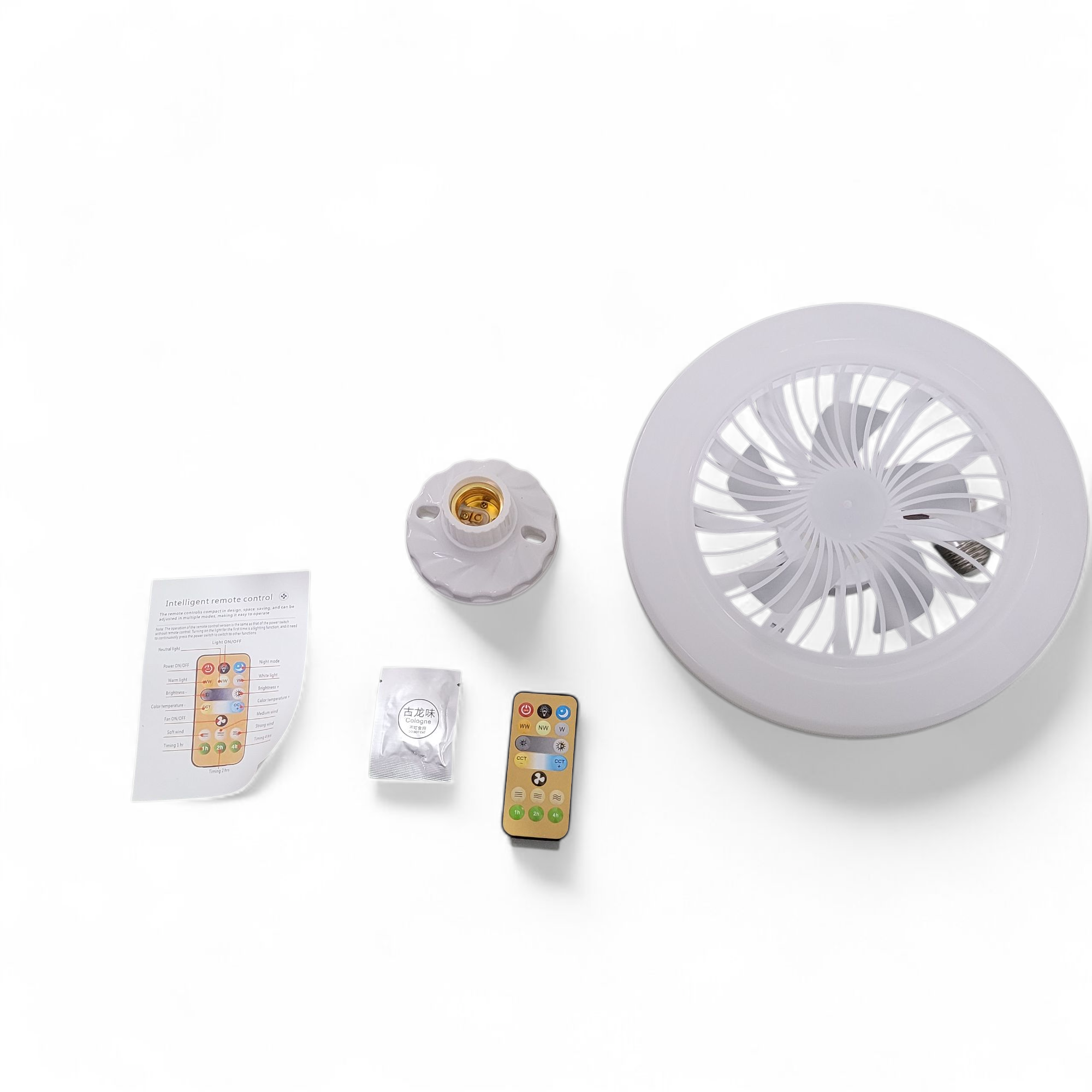 Gambar produk JOYINLED Kipas Angin Gantung Lampu LED 3in1 Color with Remote Control - JY217