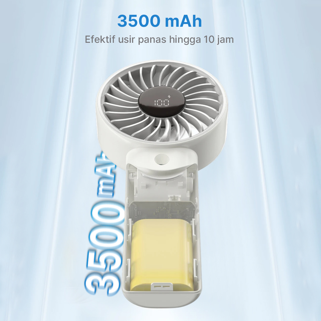 Gambar produk Nitecore Kipas Angin Portable Mini High Speed Mist Cooling 3500 mAh - izzCool 30
