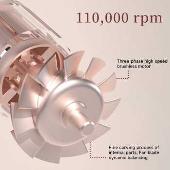 Gambar produk DOCO Hair Dryer Quick Dry Hot and Cold Compact Size Anion 1600W - H800