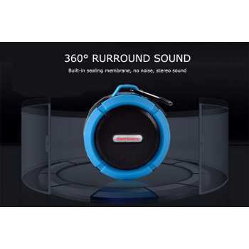 Gambar produk Taffware Speaker Bluetooth Portable Mini Stereo Outdoor Waterproof 5W - C6