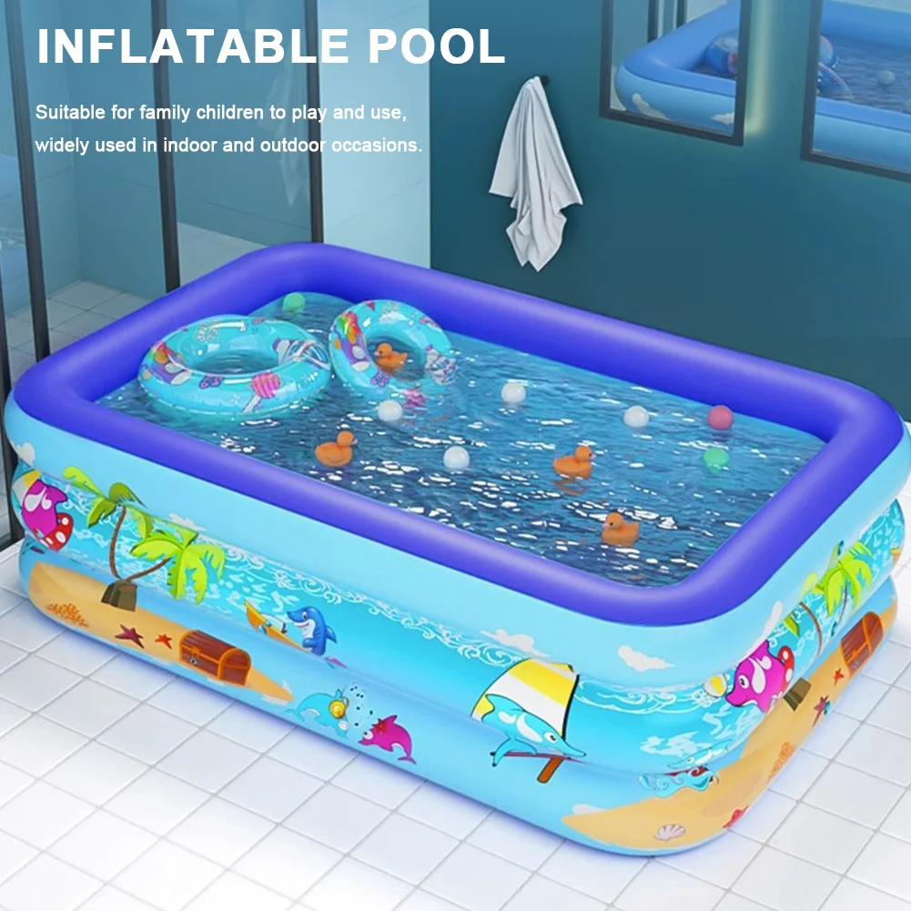 Gambar produk Intime Kolam Baby Bath Bathtub Portable Inflatable 118 x 87 x 35 cm - INU152