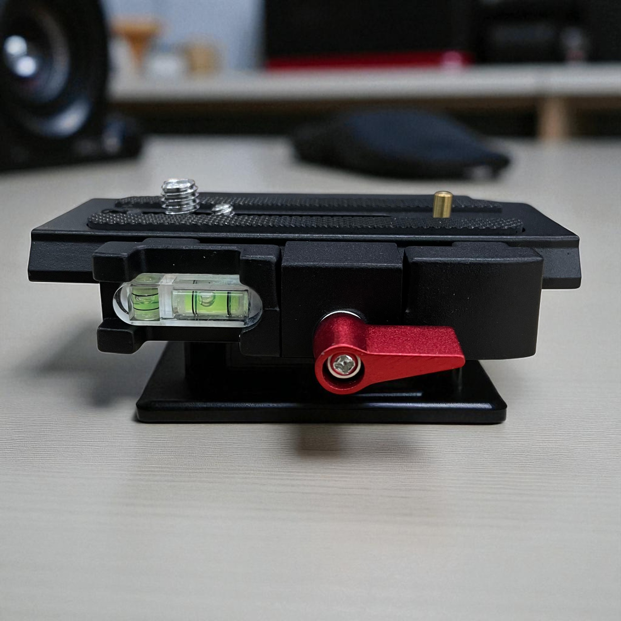 Gambar produk SETTO Adaptor Tripod Quick Release Plate Aluminium 1/4 and 3/8 Inch - P200