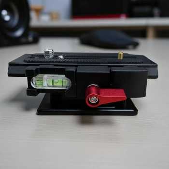 Gambar produk SETTO Adaptor Tripod Quick Release Plate Aluminium 1/4 and 3/8 Inch - P200