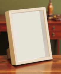 Gambar produk YIXUE Bingkai Foto Ornamen Minimalist Wooden Shadow Box Stand 3D A4 - YE5
